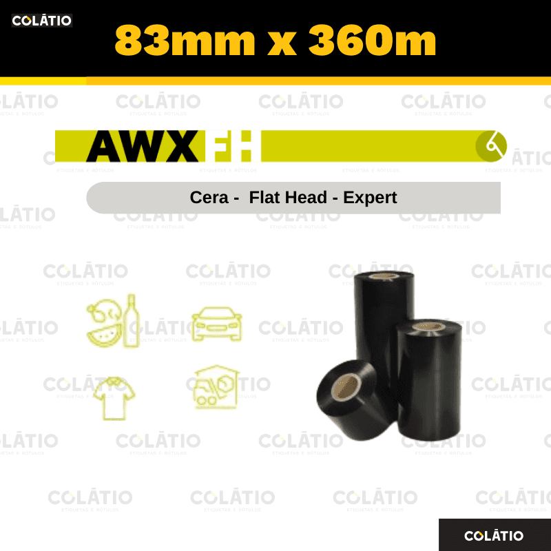 RIBBON CERA | AWXFH | 83X360 | INTERNO | 1"