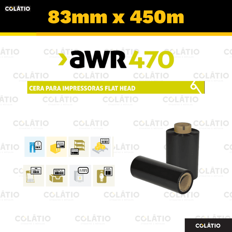 RIBBON CERA | AWR470 | 83X450 | EXTERNO | 1"