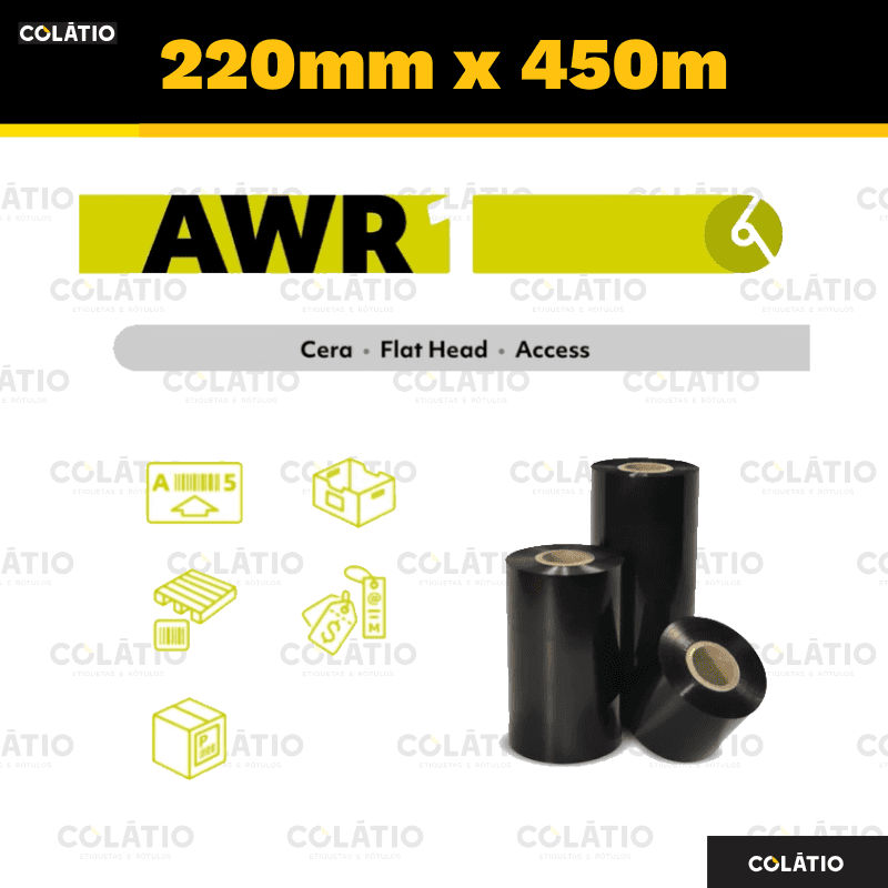 RIBBON CERA | AWR1 | 220X450 | EXTERNO | 1"