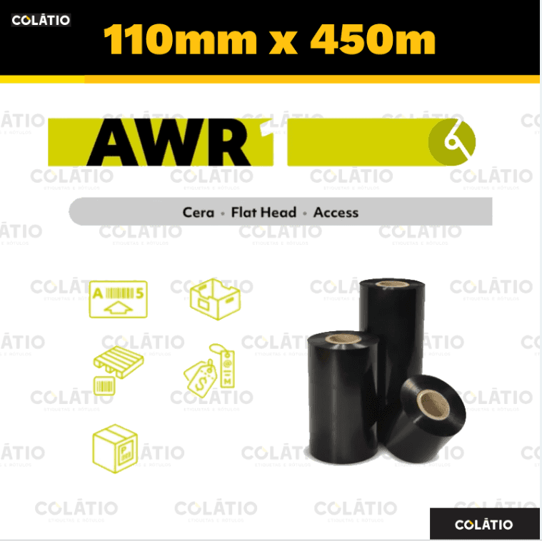 RIBBON CERA | AWR1 | 110X450 | EXTERNO | 1"