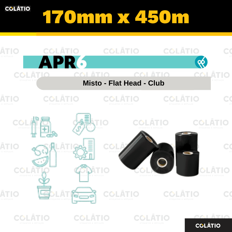 RIBBON MISTO | APR6 | 170X450 | EXTERNO | 1"