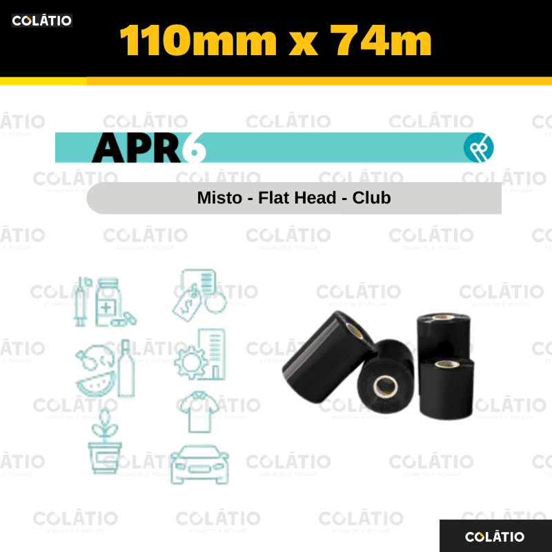 RIBBON MISTO | APR6 | 110X74 | EXTERNO | 1/2"